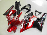 Kawasaki NINJA ZX6R 2003-2004 Injection ABS Fairing - Factory Style - Black Red - MFS5650